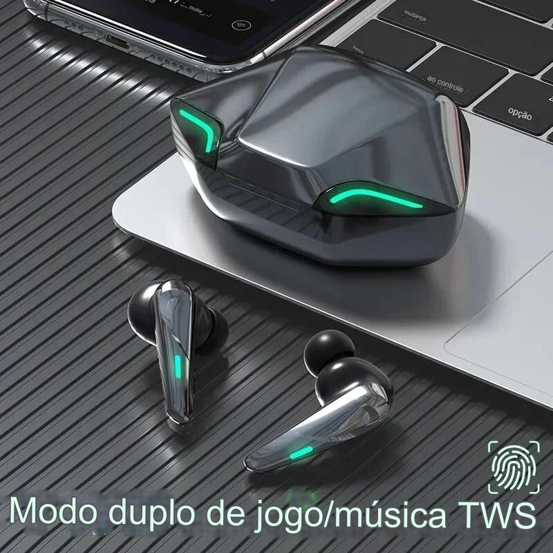 Fones de ouvido Bluetooth TWS X15Pro sem fio Estéreo 5.0 esportivo com Microfone para Smartphones Xiaomi IOS