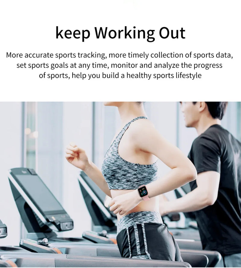 D20 Smart Watch Women Men Waterproof Bluetooth Heart Rate Fitness Tracker Y68 Smart Bracelet Sports Smartwatch for IOS Android