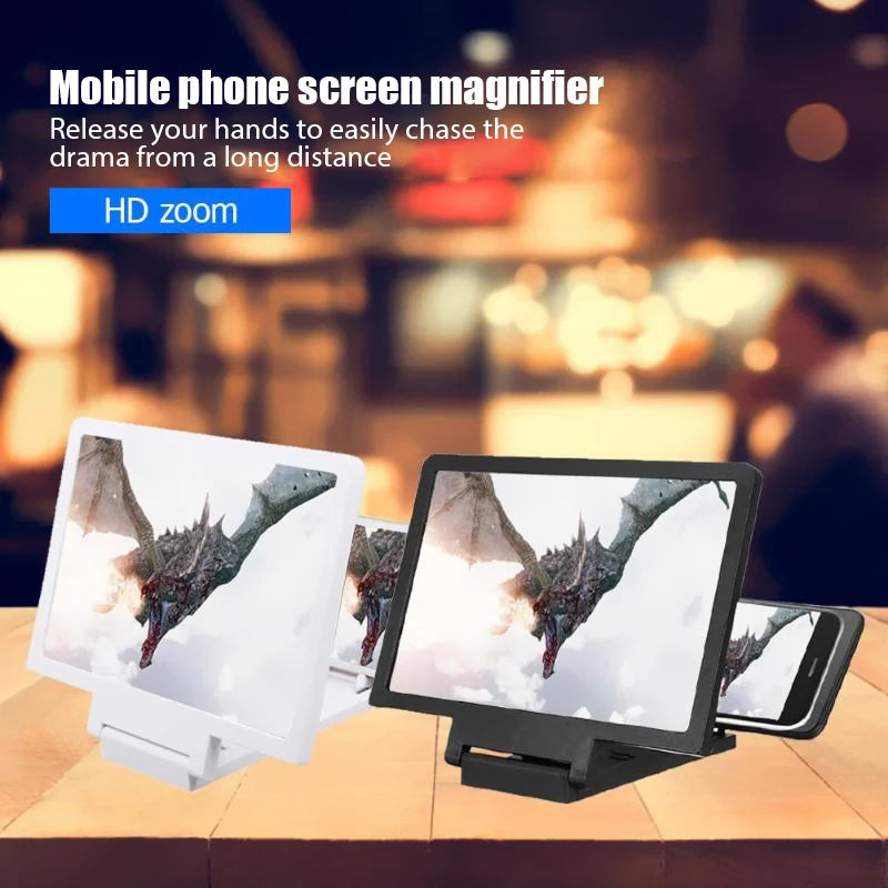 NEW 3D Screen Amplifier Mobile Phone HD Screen Video Glass Stand Magnifier For Phone Enlarged Screen Phone Stand Bracket